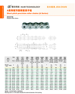 Single roller chains