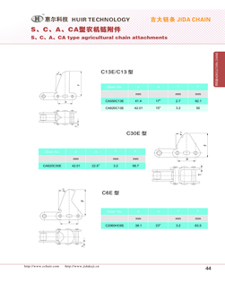 S、C、A、CA型农机链附件
