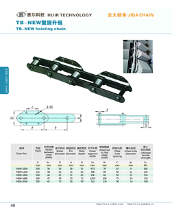 TB-NEW type hoisting chains