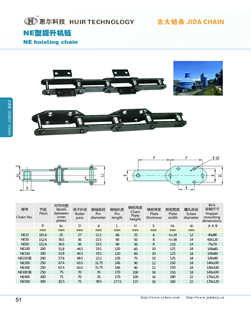 NE type hoisting chains